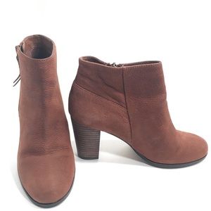 Cole Haan Cognac Chesney Ankle Boots